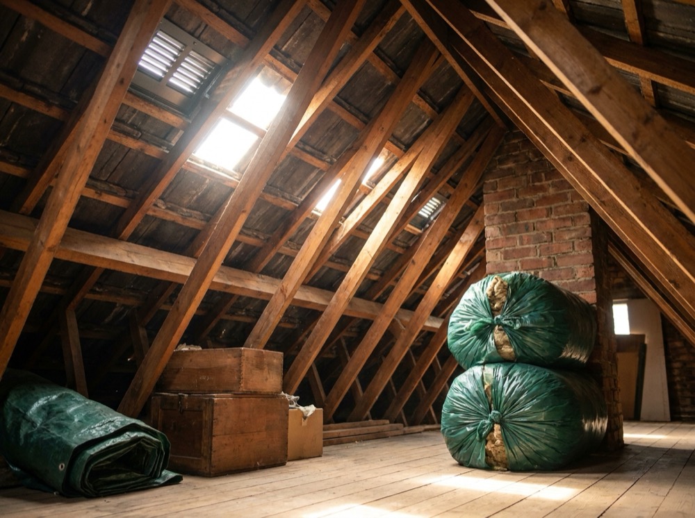 Complete removal for a UK spray foam removal job